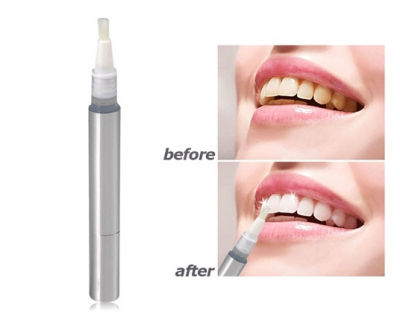 Useful & Compact Teeth Whitening Pen (Silver)