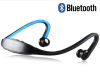 Sports Stereo Bluetooth Headphones with MP3, Hands-free Calling (Blue